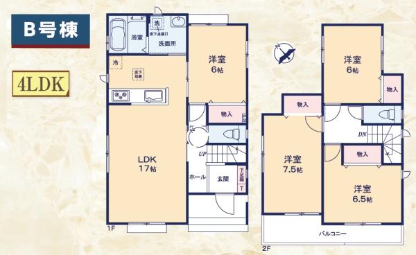 島田市金谷根岸町第1期新築全4棟　B号棟