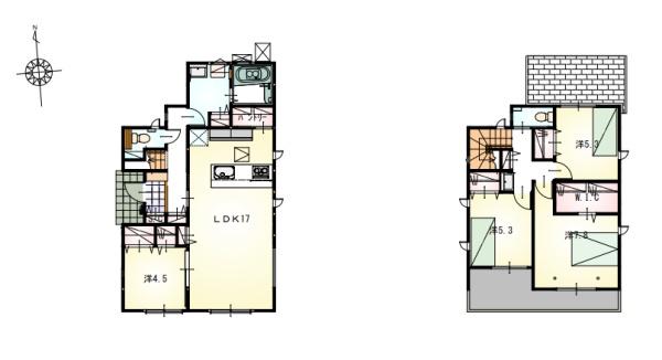 藤枝市新南新屋新築全2棟　西棟