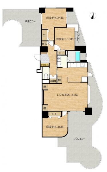 リエンブル駅北　２階