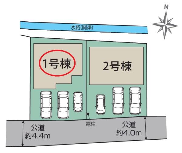 島田市中河町第1期新築全2棟　1号棟