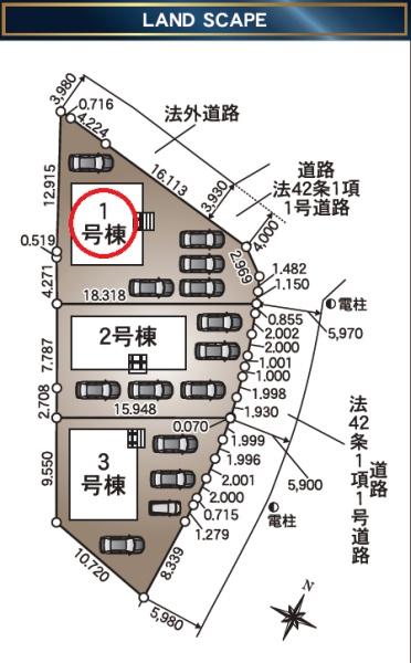 島田市金谷泉町第1期新築全3棟　1号棟