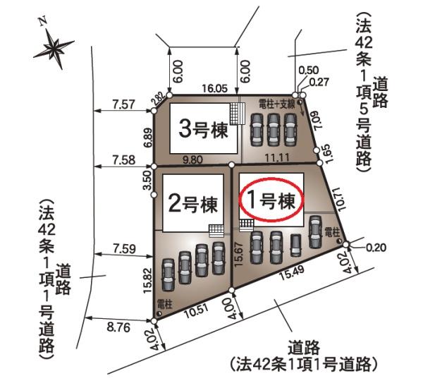島田市高島町第1期新築全3棟　1号棟