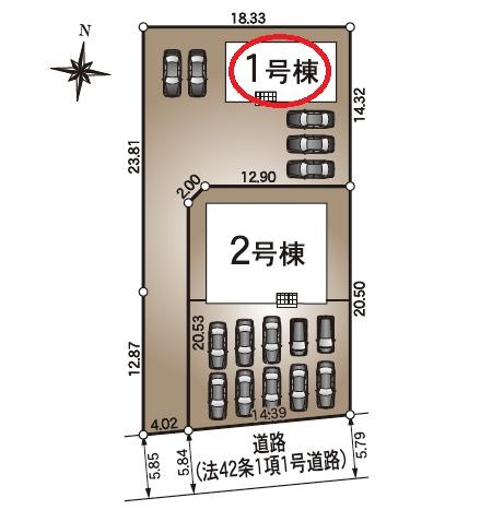 焼津市石津中町第２期新築全２棟　１号棟