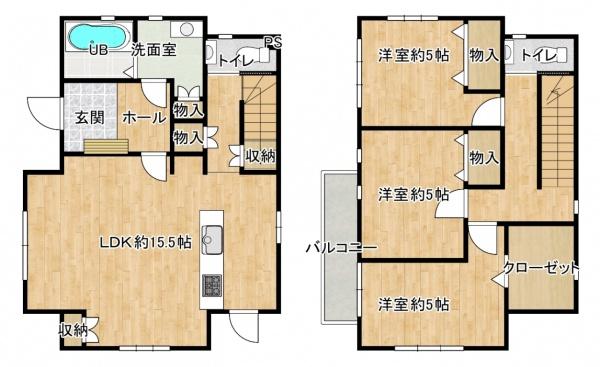 焼津市五ケ堀之内の中古一戸建