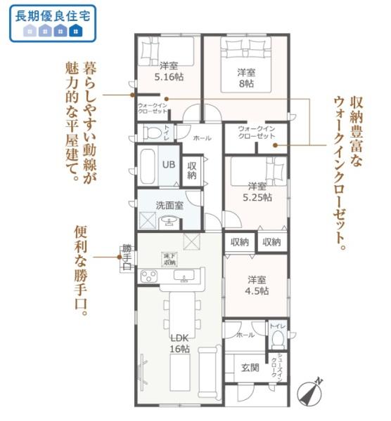 牧之原市細江第7期新築全3棟　1号棟