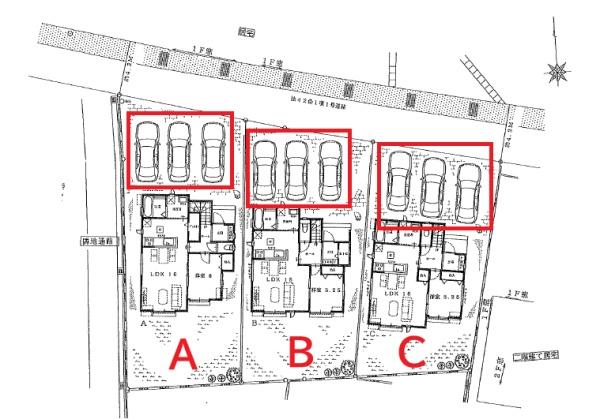 焼津市塩津第3期新築全3棟　B号棟
