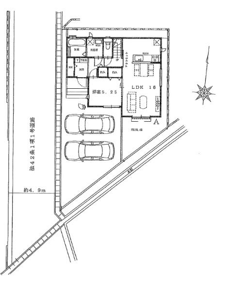 島田市中溝町新築全1棟　A号棟