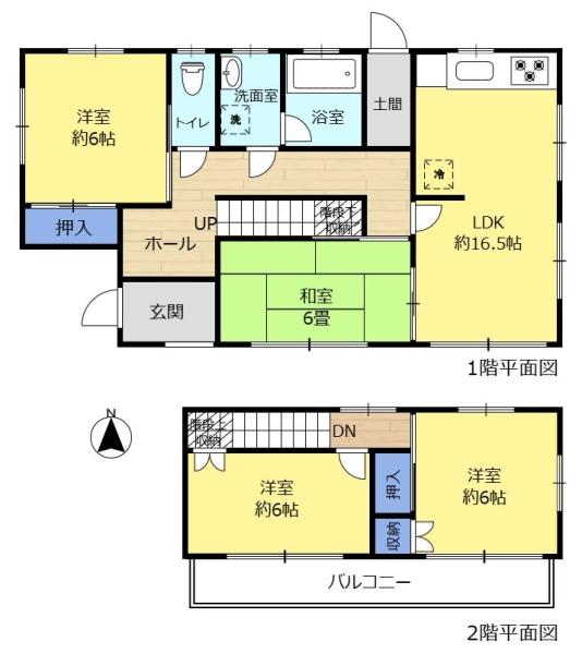 藤枝市岡部町三輪　駐車4台　バイクガレージ付中古住宅