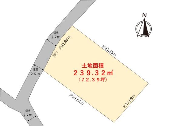 焼津市浜当目２丁目　更地渡し　住宅用地