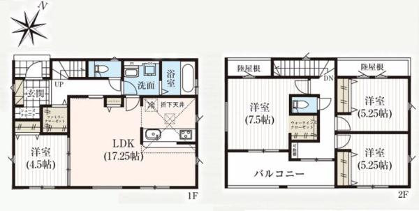 島田市金谷泉町新築全２棟　１号棟