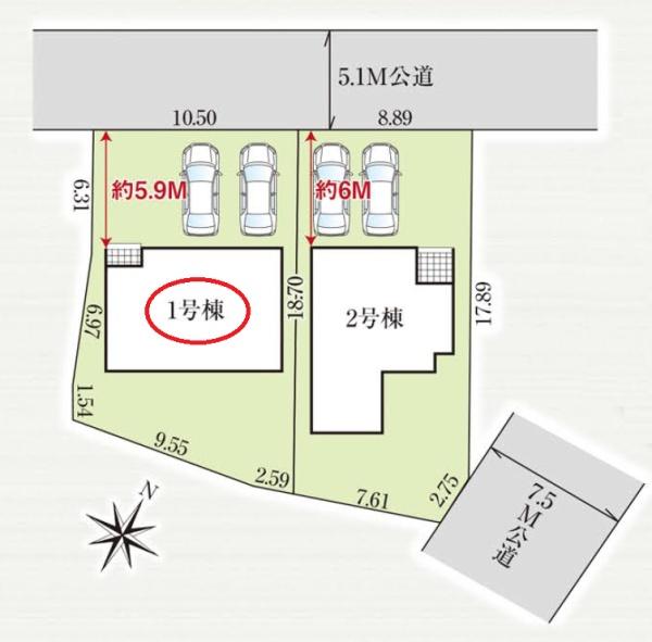 島田市金谷泉町新築全２棟　１号棟