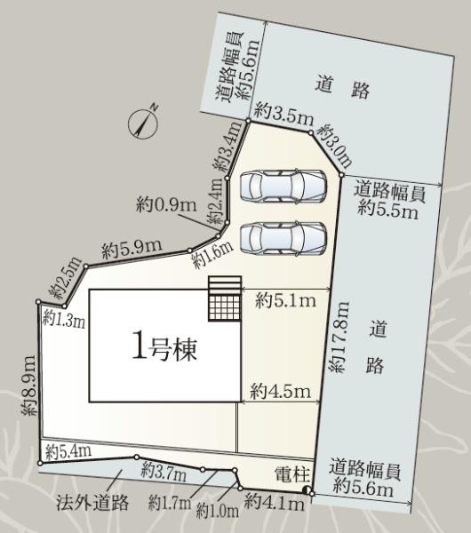藤枝市岡部町内谷　第3期　新築全1棟　1号棟