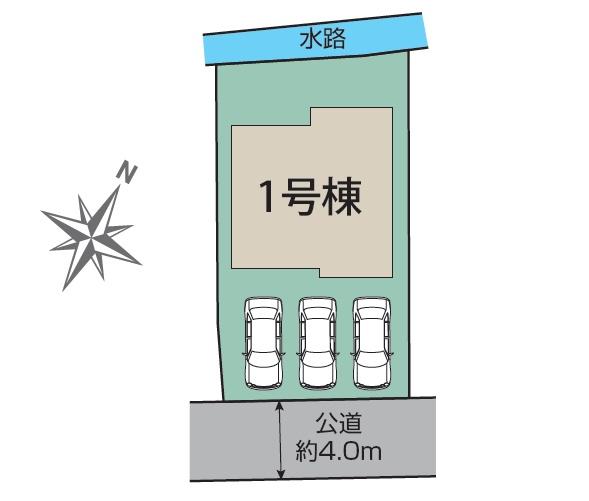 島田市阿知ケ谷第1期新築全1棟　1号棟