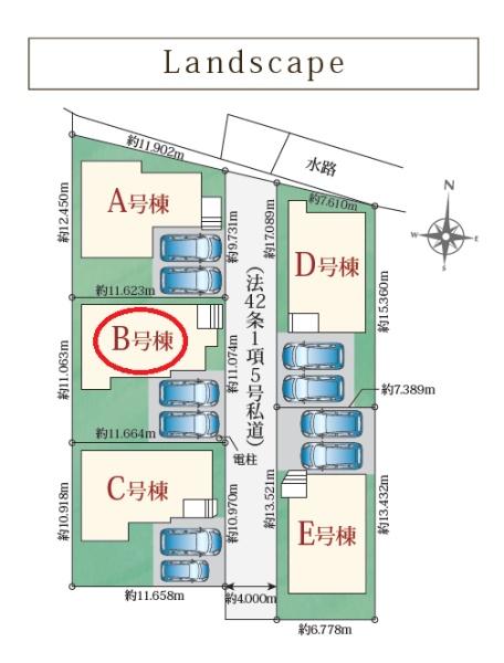 焼津市三ケ名新築全５棟　B号棟