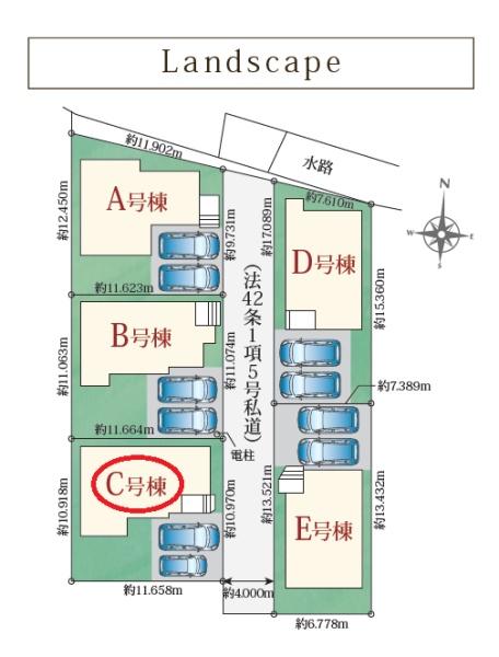 焼津市三ケ名新築全５棟　C号棟
