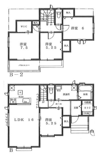 焼津市石津向町　新築全2棟　B号棟