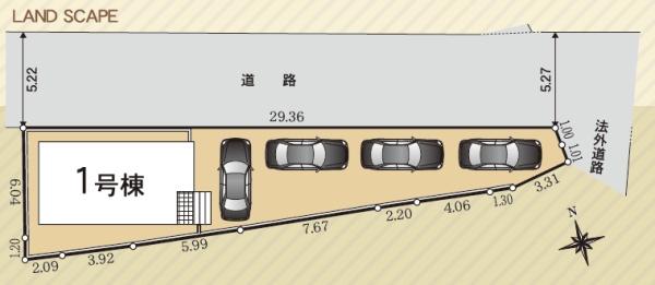 島田市稲荷第7期新築全1棟　1号棟