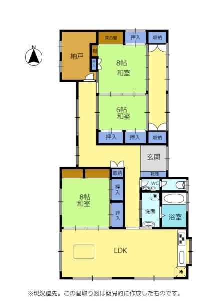昔ながらの趣のある平屋建て　焼津市大村新田