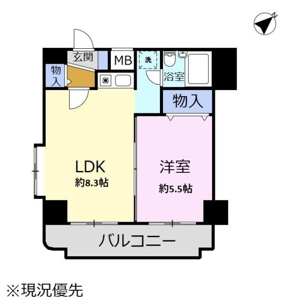 ダイアパレスステーションサイド富士　806　眺望良好