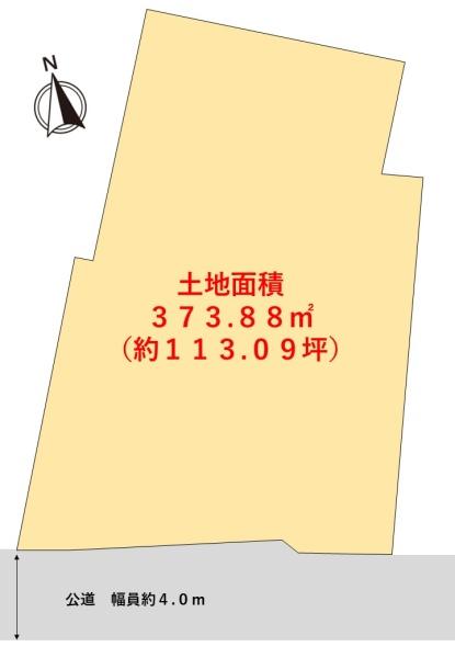 富士駅近く　落ち着いた雰囲気の住宅街　１００坪以上の広い土地