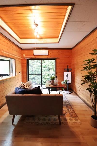 富士市厚原 外壁・屋根塗り直し 家具付物件