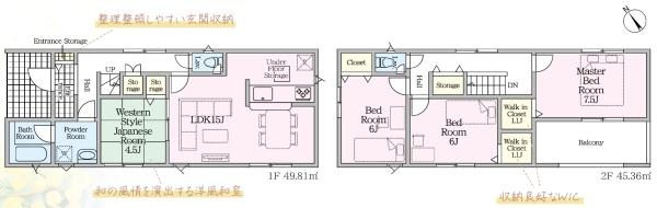 富士宮市北町　第2　全2棟　1号棟