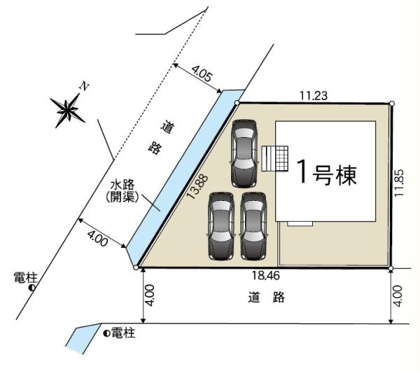クレードルガーデン　富士市宮下第５　全１棟　１号棟