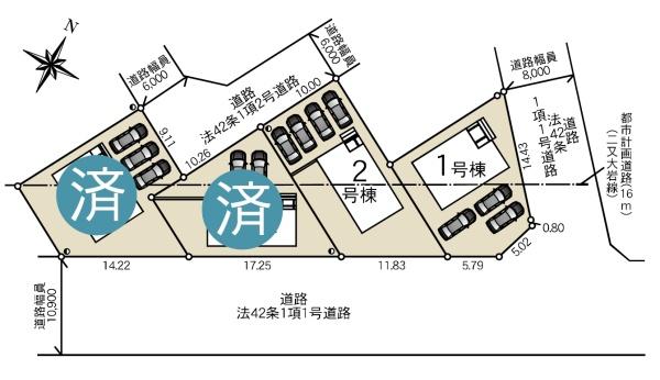 クレードルガーデン　富士宮市大岩　第１７　全４棟　１号棟