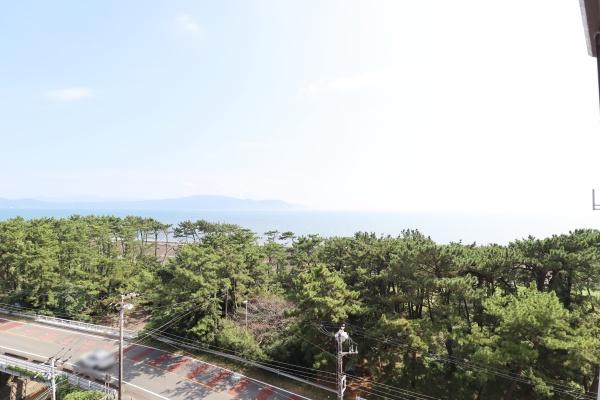 \沼津市中古マンション/ベルメゾンはら803(現地からの眺望)