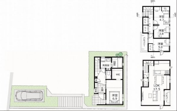 赤坂通8丁目　新築戸建