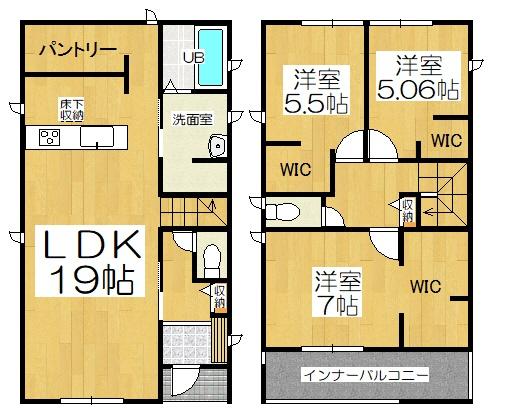碧南市沢渡町　2号棟