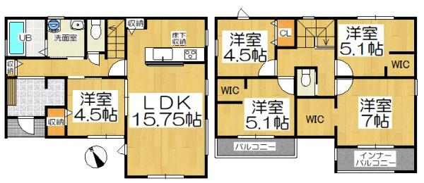 西尾市一色町野田　１号棟