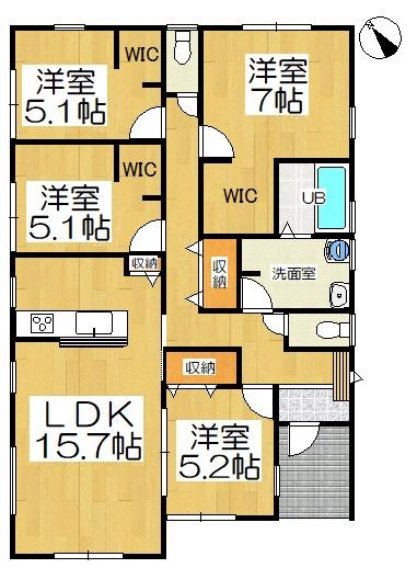 西尾市一色町野田　２号棟