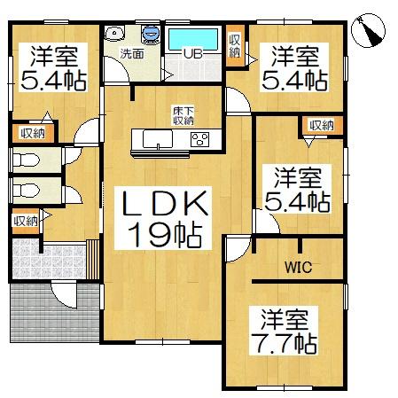 西尾市一色町野田　４号棟