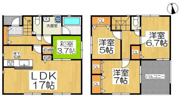 碧南市大浜上町第2　１号棟