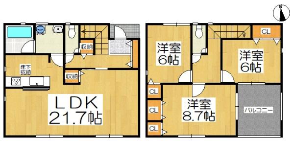碧南市大浜上町第2　２号棟
