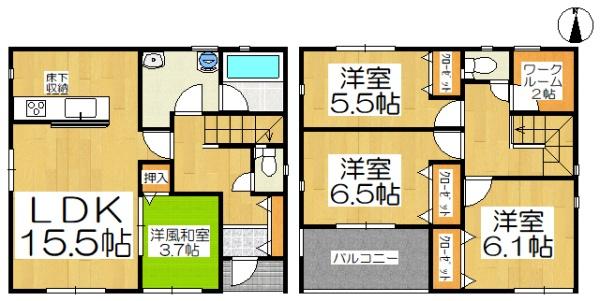 高浜市稗田町第6 2号棟