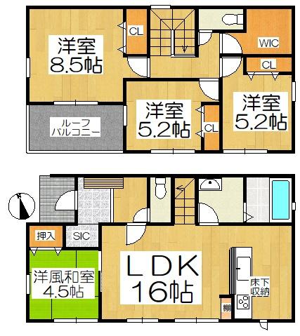 西尾市一色町松木島第１期１号棟
