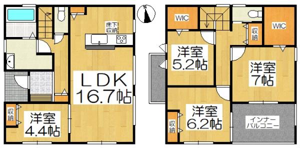 西尾市巨海町北浜田　第2　4号棟