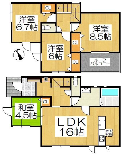 西尾市宮町１期　１号棟
