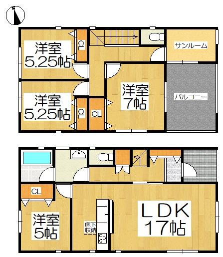 西尾市平口町　第1　2号棟