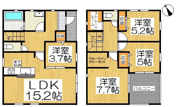 西尾市亀沢町　第2　1号棟