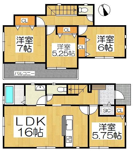 西尾市中畑町宮東22番　D号棟