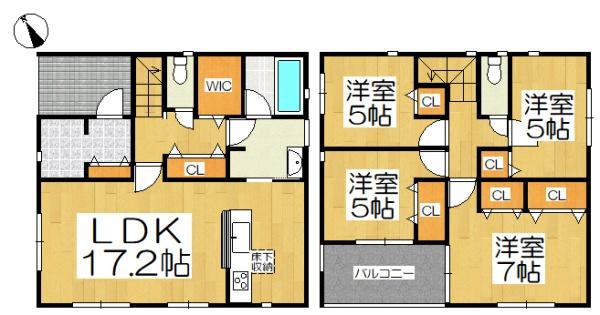 西尾市一色町野田　第4　3号棟