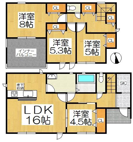 西尾市巨海町01期　1号棟