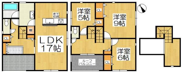 西尾市一色町松木島　第9　3号棟