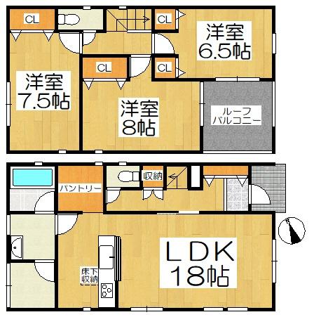 西尾市一色町松木島　第9　6号棟