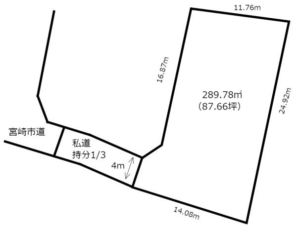 宮崎市大字島之内の売土地