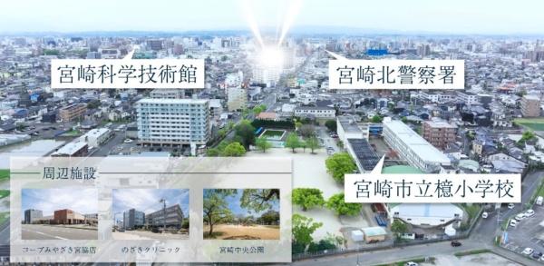宮崎市青葉町の土地