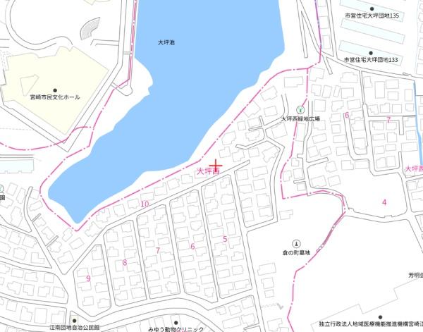 宮崎市大坪西２丁目の売土地